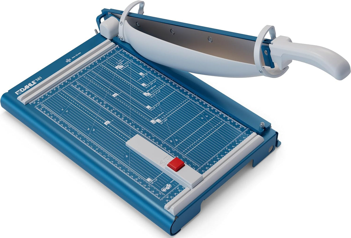 Dahle Stapel- 561 Snijmachine (DIN A4, 265 x 440 mm), 35 Vellen Capaciteit, Blauw