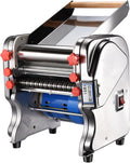 Zyldds Pastamachine Commerciële elektrische, voor thuis/commercieel gebruik (snijder 3 mm/9 mm) Doughwidth20cm, 550W/750W automatische pastamachine