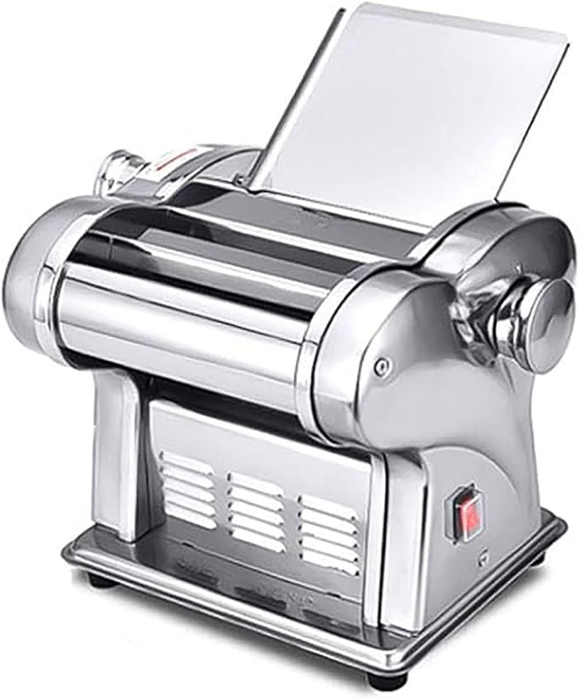 Pastamachine Liuliq Elektrische Noedelmachine, Met 135 W Hoog Vermogen, 6 Versnellingen, Multifunctionele Kleine Noedelmachine, Knoedelhuid