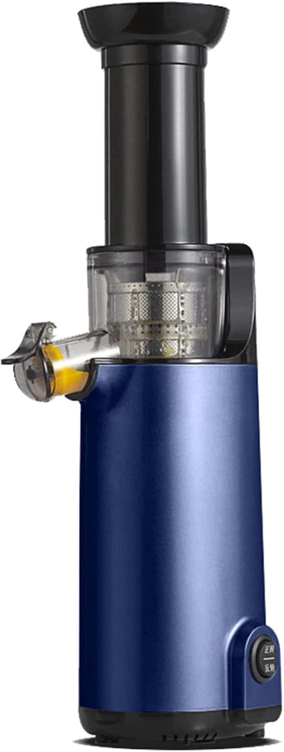 Hzwjd Sapcentrifuge Compacte Slow Juicer Koude Pers, 120W Motor, Draagbare Kleine Masticating Juicer Machines Groente En Fruit, Hogere Sapopbrengst