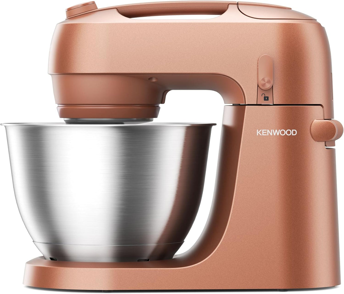 Kenwood Keukenmachine Go KZM35.000RD, incl. 4-liter kom, 800W, rood, ruimtebesparend, K-haak, ballongarde, kneedhaak, spatbescherming en maatlepel