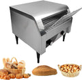 Gehpyyds Broodrooster Elektrische broodmachine, 150/300/450 stuks/uur, 150, commerciële transportbandtoaster, automatische broodroosteroven