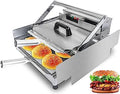 Broodrooster Elektrische commerciële hamburgermachine, met timer 3 minuten, instelbare temperatuur 50-300 °C (maat: gro, hamburgermaakmachine