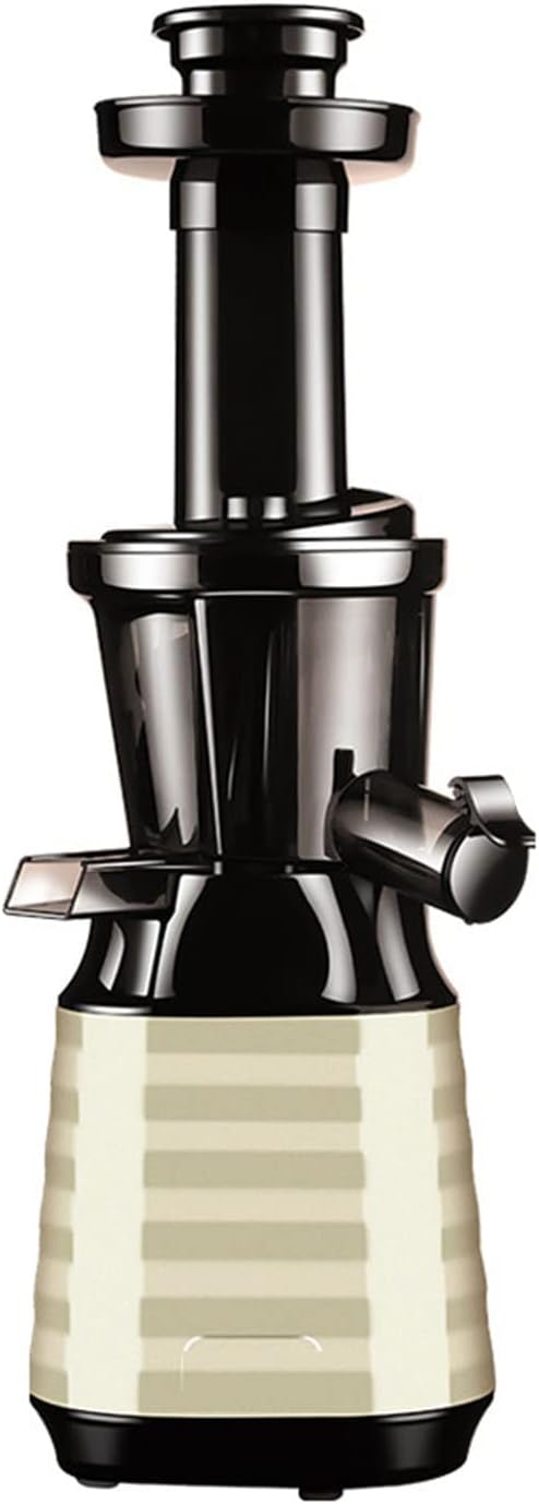Oryfwj Sapcentrifuge Juicer Machines Slow Masticating Juicer Extractor, Wide Chute Cold Press Juicer, voor gemakkelijk sap en schoon, goud (goud)