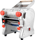Whyydss Pastamachine Elektrische, 550w en 750w pastadeegroller, RollerWidth16cm, KnifeWidth18mm, noedelpersmachine, commerciële pastamachine