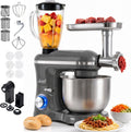 Vivid Green Keukenmachine Multifunctioneel, 6 Snelheden, 6.2L, 2000W, Grijs, Kunststof