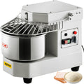 Vevor Keukenmachine, kneedmachine van roestvrij staal ca. 8 l, nominaal vermogen 550 W, snelheid 159 rpm, timer-kneedmachine, kneedmachine