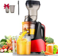Sapcentrifuge Dojoeuu Slow Masticating Juicer Machine, 5s Snelle Reiniging, Volledig Automatische Commerciële Juicer, Sapresten Scheiding