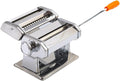 Pastamachine Shchna Gourmet, Met 9 Instelbare Dikte-instellingen Compact pastamachine, Handmatige Pasta Maker RVS Noodle Maker Machine